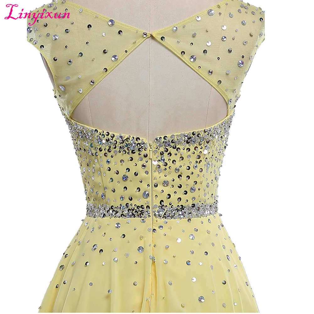 Linyixun настоящая фотография горячая Распродажа платья для выпускного вечера 8 го