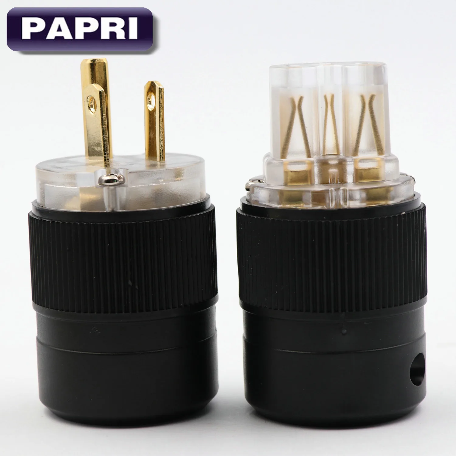 PAPRI аудио Мощность Вилки Hi Fi золотые покрытые адаптер FP 15 нам Стандартный DIY