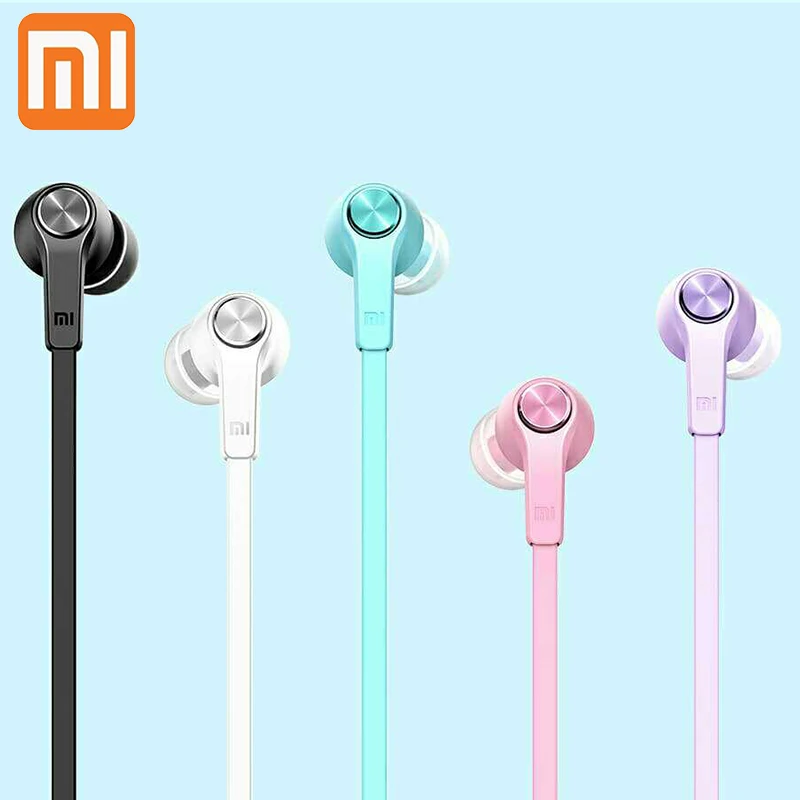 Наушники-вкладыши MI PISTON с микрофоном разноцветные наушники для XIAOMI Redmi 5 5A Plus 4 4A 4X
