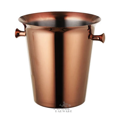 Copper 5L ведро для льда из нержавеющей стали для вина, шампанского, вина, охладитель для бутылок, охладитель для шампанского, пива, охладитель для льда - Цвет: Copper