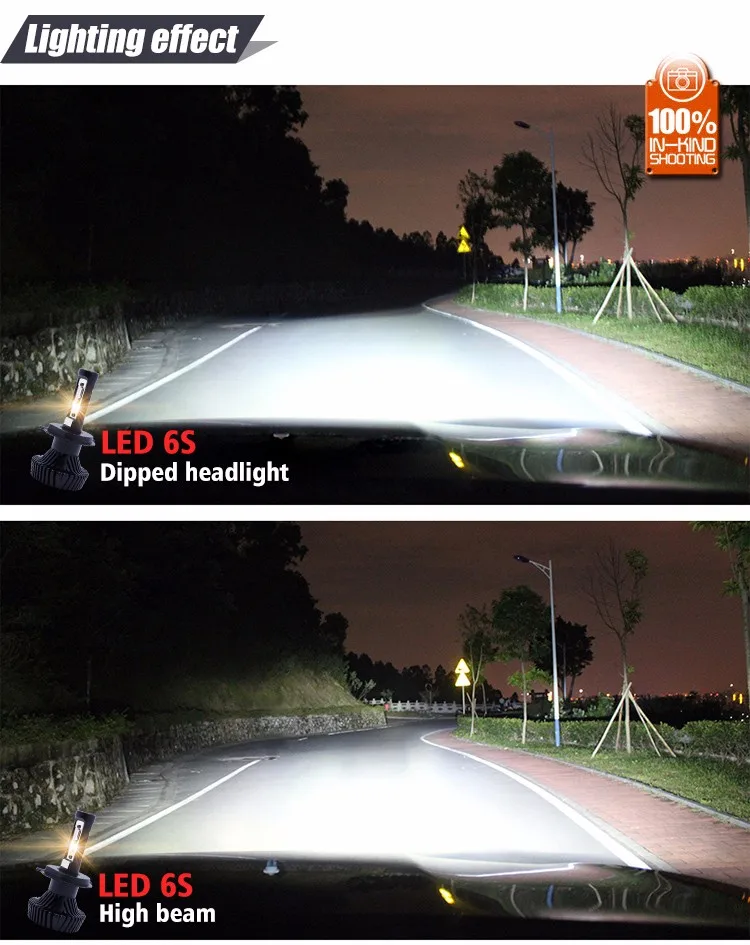2*160W H4 Hi Lo LED комплект ампулы для автомобиля лампа люминесцентная белая 6000K|hi lo|h4 hi