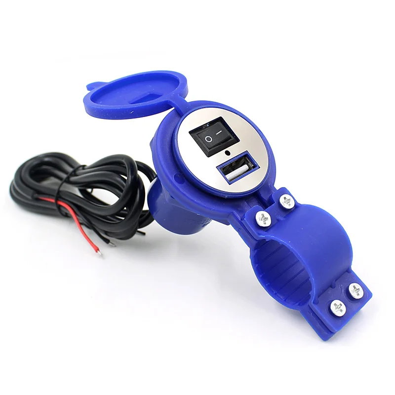 12V 1.5A мотоцикл USB прикуриватель водонепроницаемый выключатель мотоцикла