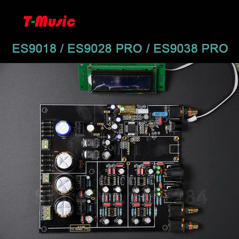 Топ аудио ЦАП ES9018 ES9028PRO ES9038PRO ЦАП Декодер Плата Поддержка XMOS/Amanero ies USB вход/XLR сбалансированный выход