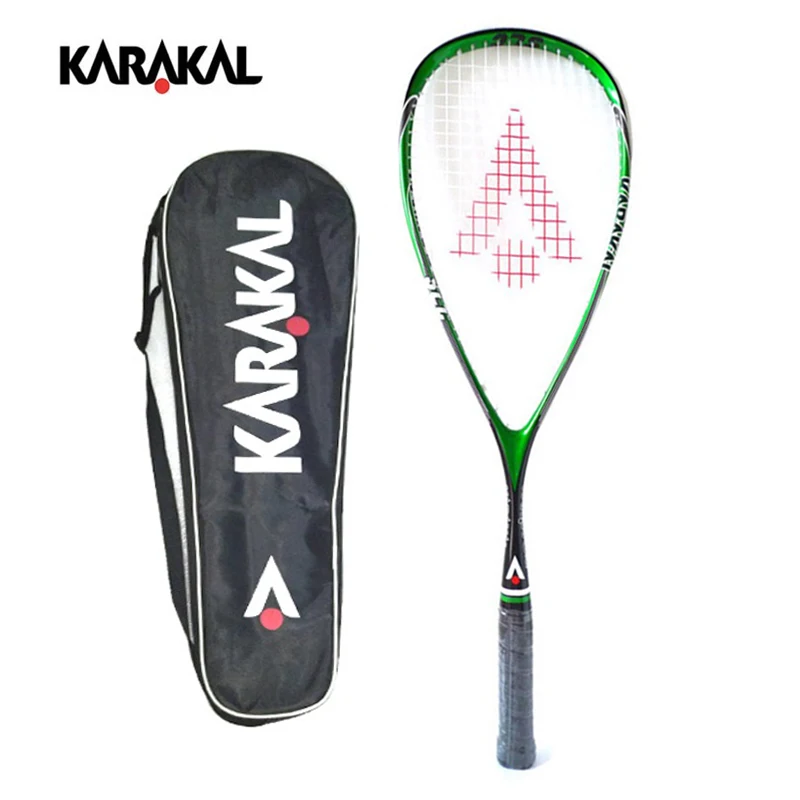 Оригинальная ракетка KARAKAL Сквош углерод супер легкий 130 г с пакетом сумка для матча и обучения для игрока или ученика