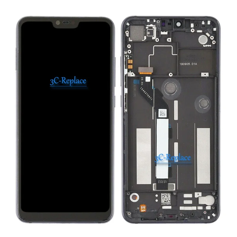 Протестированный 6,2" для Xiaomi mi 8 lite mi 8 Youth mi 8x mi 8x ЖК-дисплей и кодирующий преобразователь сенсорного экрана в сборе с рамкой