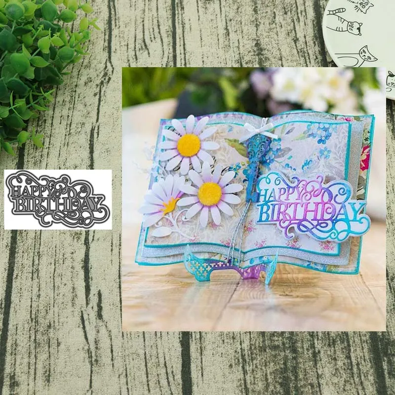 AddyCraft металлический Трафаретный вырубной штамп кроя поделочная Форма письма с