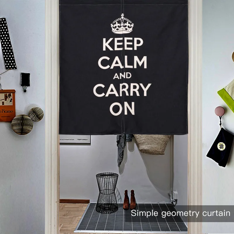 Черно-белая велосипедная занавеска с камерой полосатая дверь льняной гобелен