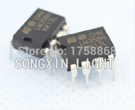 (XIASONGXIN LIGHT 100 шт./лот) LM358P LM358N LM358 358 DIP8 рабочий усилитель IC новый|ic lm358|ic amplifiers10 pcs |
