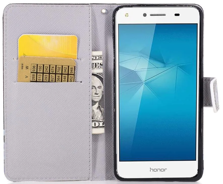 Для huawei P8 P9 G9 P10 Lite Honor 5A LYO-L21 Y5 II 2 Y6 II Y5 III 3 откидной Чехол-книжка из мягкой кожи чехол для телефона