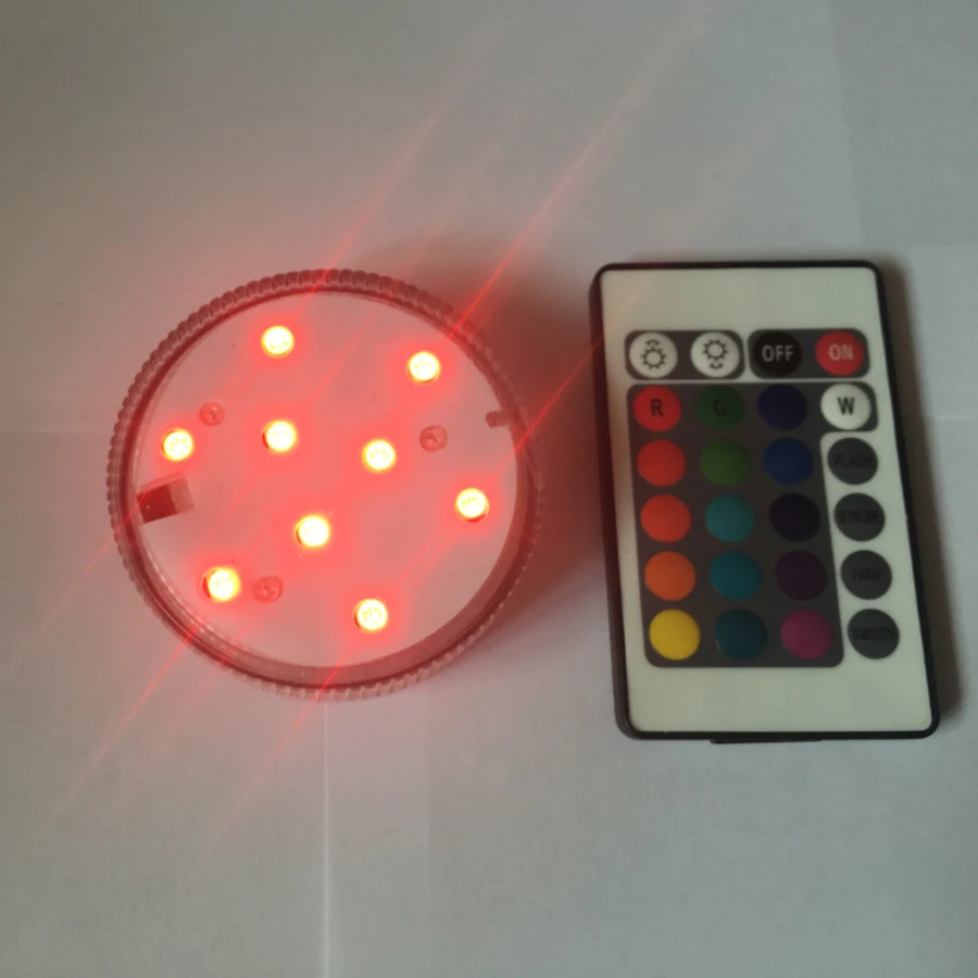 Погружная Светодиодная лампа для свечей 1 шт. 9 светодиодов с пультом