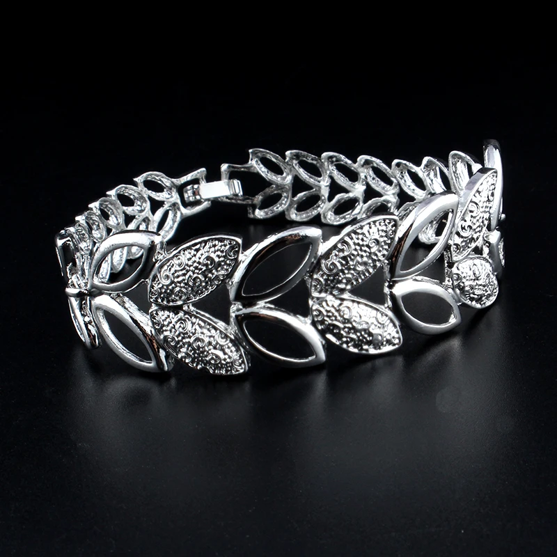 Комплект из колье серёг браслета и кольца 4 шт.|wedding jewelry sets|bracelet ring setset for women |