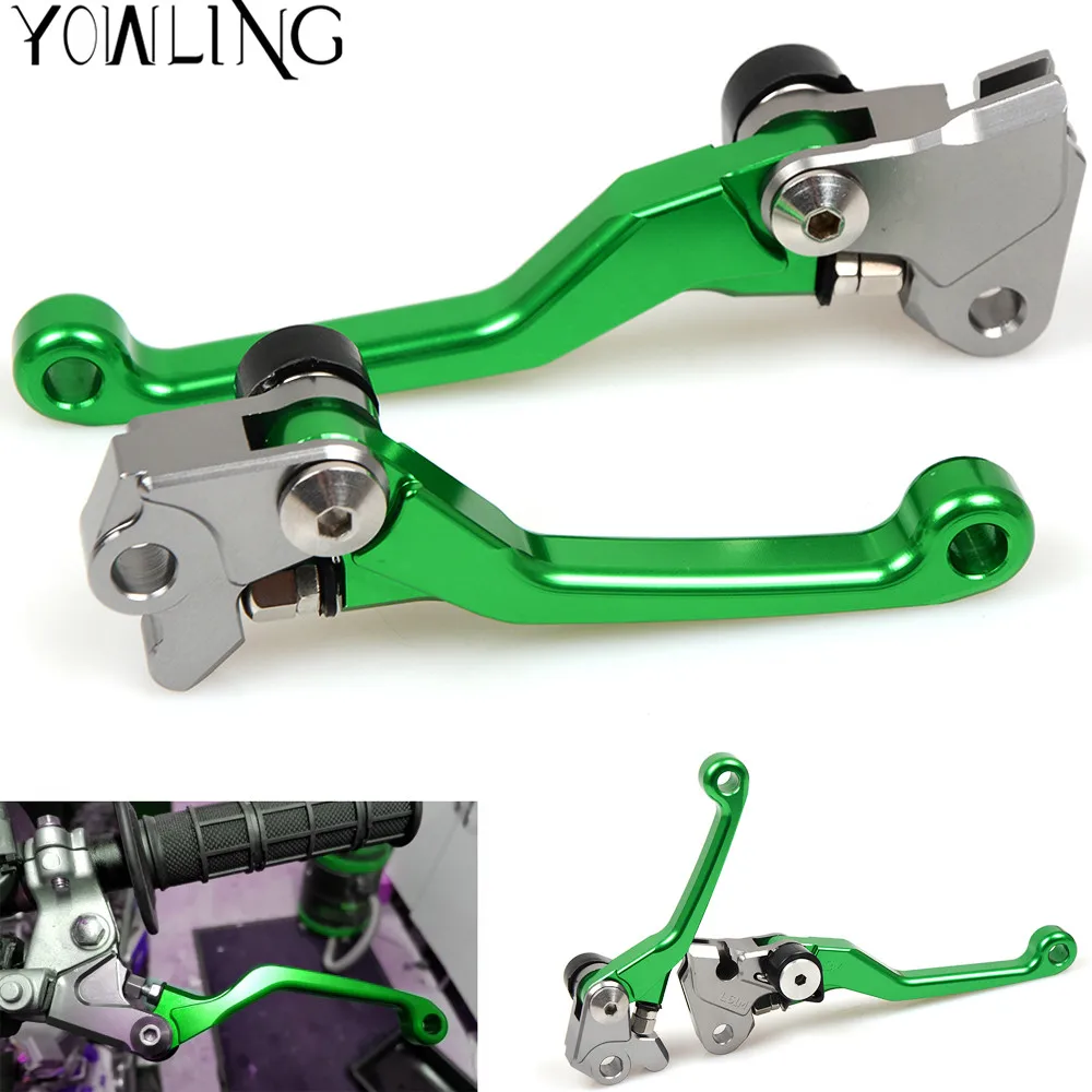 

For KAWASAKI KX250F KX450F KX 250F 450F KX 250 450 F KX250 KX125 2013-2018 Motorcycle CNC Pivot Brake Clutch Levers Dirt Bike