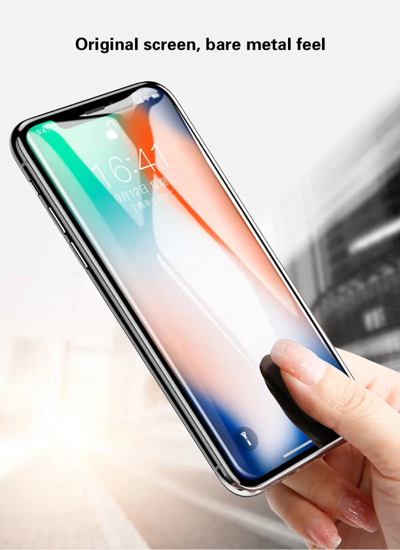 9D Защитное стекло для iPhone X защитная пленка экрана 6 7 8 PLUS закаленное на S