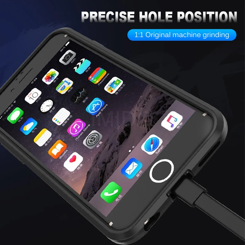 Luxury Armor Ring Soft Phone Case For IPhone 6 6s 7 8 Plus XR X XS Max Cover Shockproof | Мобильные телефоны и аксессуары