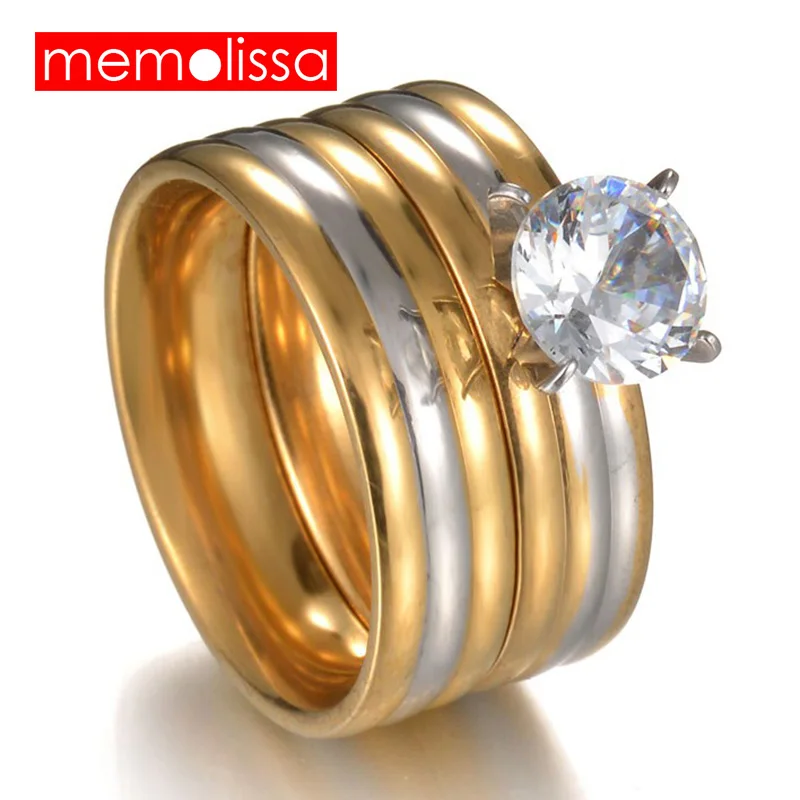 Кольца MeMolissa 6 мм x2 для мужчин и женщин свадебные ювелирные украшения из