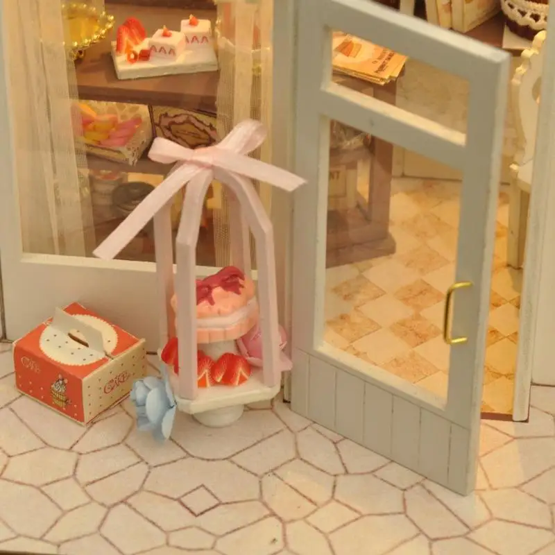 Творческий 3D DIY Миниатюрный Кукольный дом деревянный ручной работы головоломки детские игрушки деревянные куклы для кукольного домика аксессуар Детские деревянные игрушки подарки