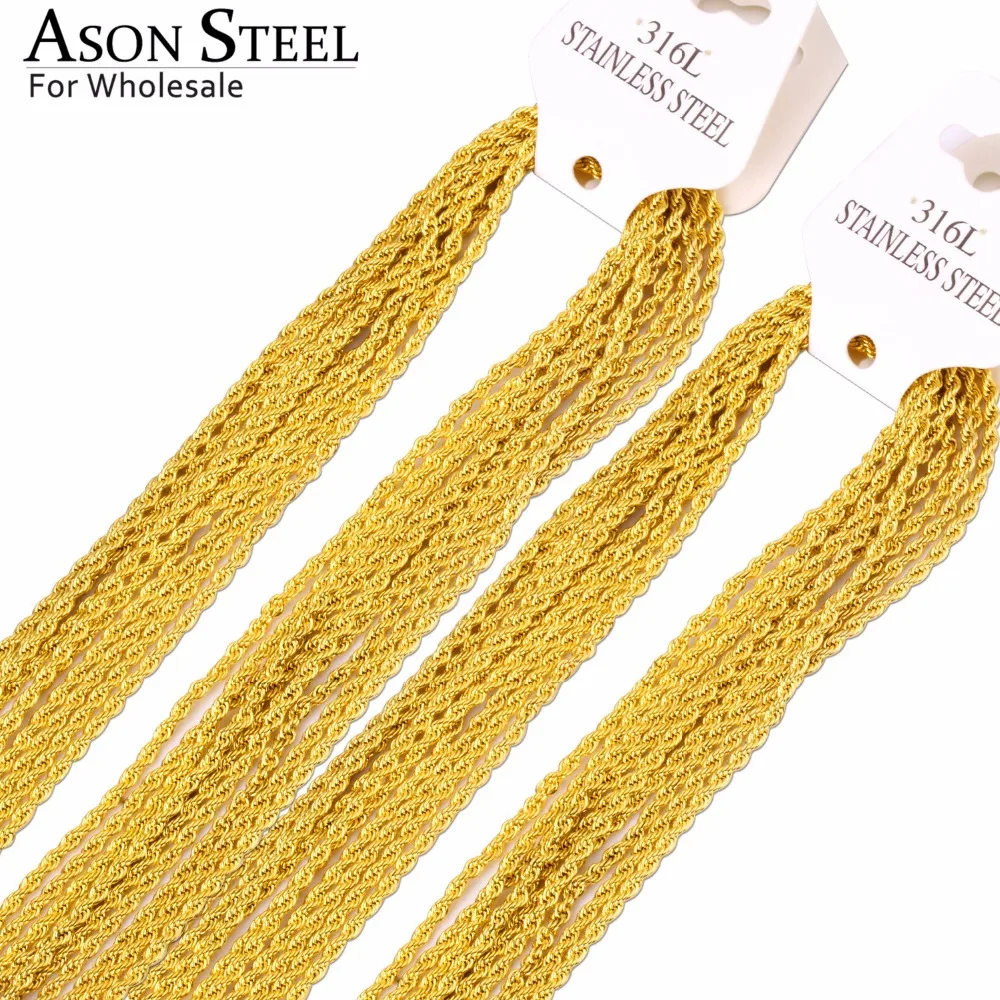 Цепочка чокер из нержавеющей стали ширина 2 мм|rope chain|rope chain necklacechain necklace |