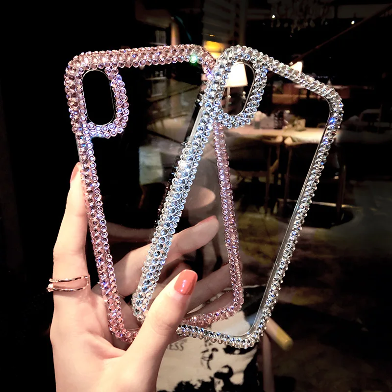 Роскошный блеск горный хрусталь чехол для телефона One plus Oneplus 6 т 5 3 Clear Телефон