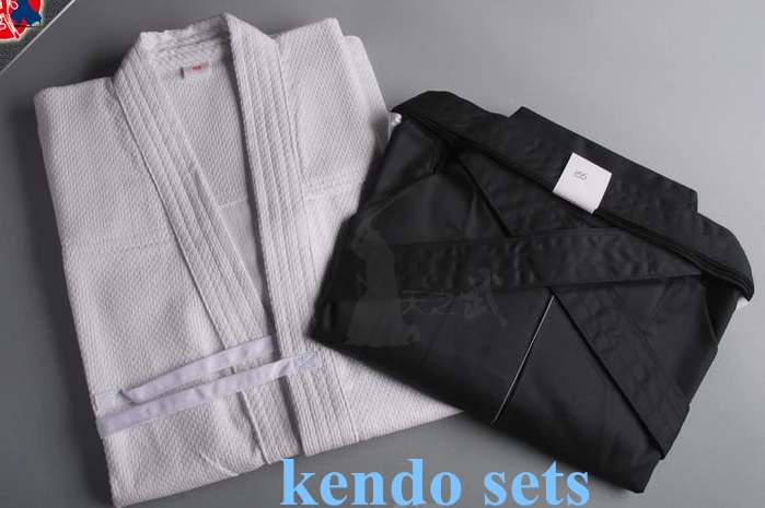 Высококачественный белый и черный Кендо айкидо Iaido Hakama Gi боевые искусства