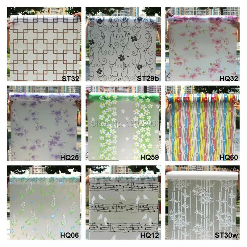 Ширина 45 см * длина 100 индивидуальная декоративная оконная пленка матовые