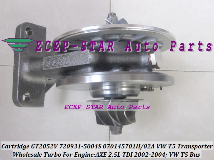 Турбокартридж CHRA 720931 070145701HX 070145701HV 070145702AX 070145702AV 070145701HV244 070145701HV246 070145702AV100 2.5L |