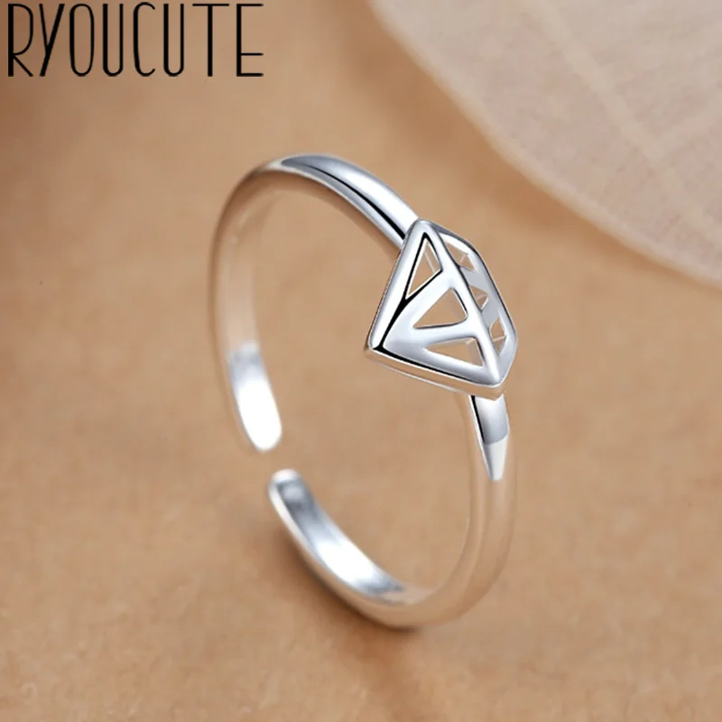 Богемные винтажные Серебристые треугольные кольца для женщин Bijoux Подарочные
