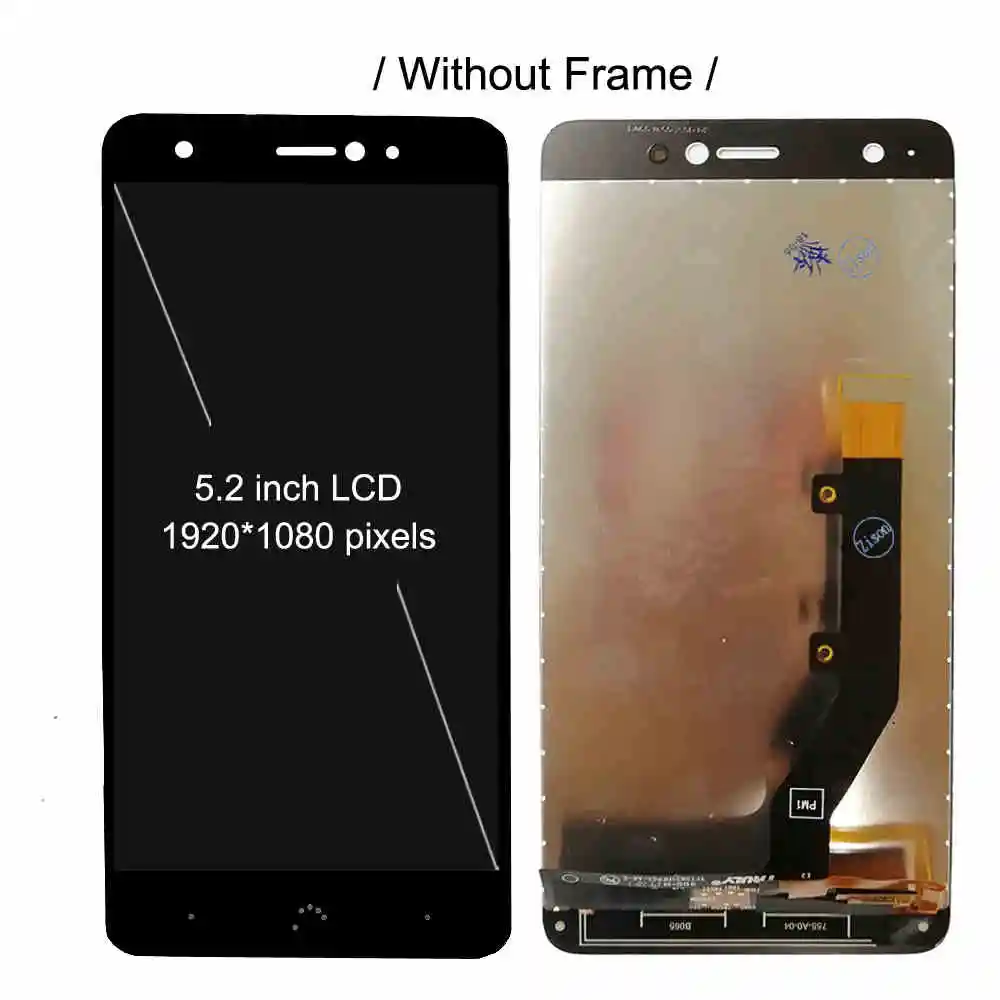 ЖК дисплей с рамкой для BQ Aquaris X / Pro Xpro сенсорный экран 5 2 дюйма дигитайзер в сборе