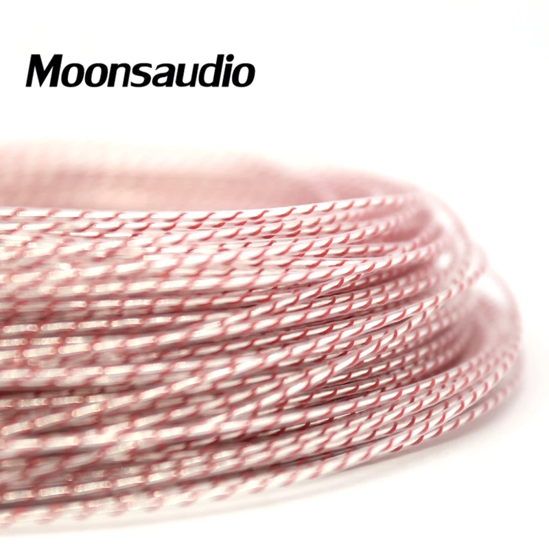 100 м Moonsaudio Nordost Odin Valhalla топ Номинальная 7N медь + чистое серебро DIY Кабель Питания rca