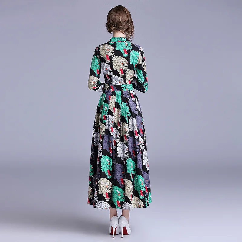 LARCI модельер взлетно посадочной полосы платье Для женщин с длинным рукавом