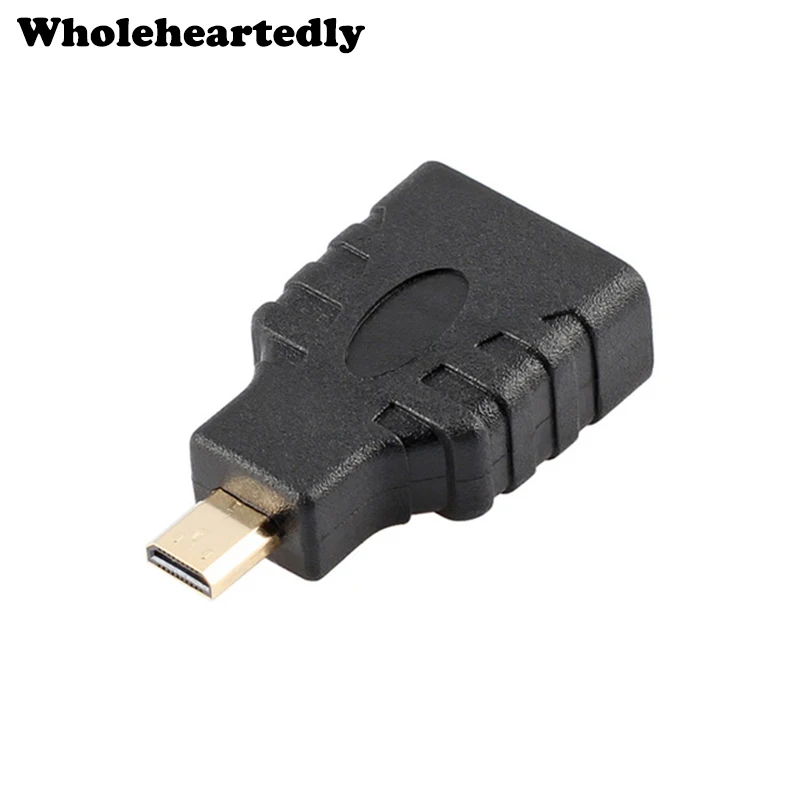 Акция! Адаптер Micro HDMI Male Female позолоченный конвертер F M разъем типа D для адаптера