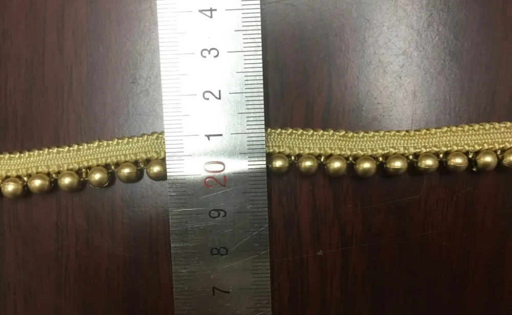 10 ярдов/партия золотистая отделка из бисера | Дом и сад