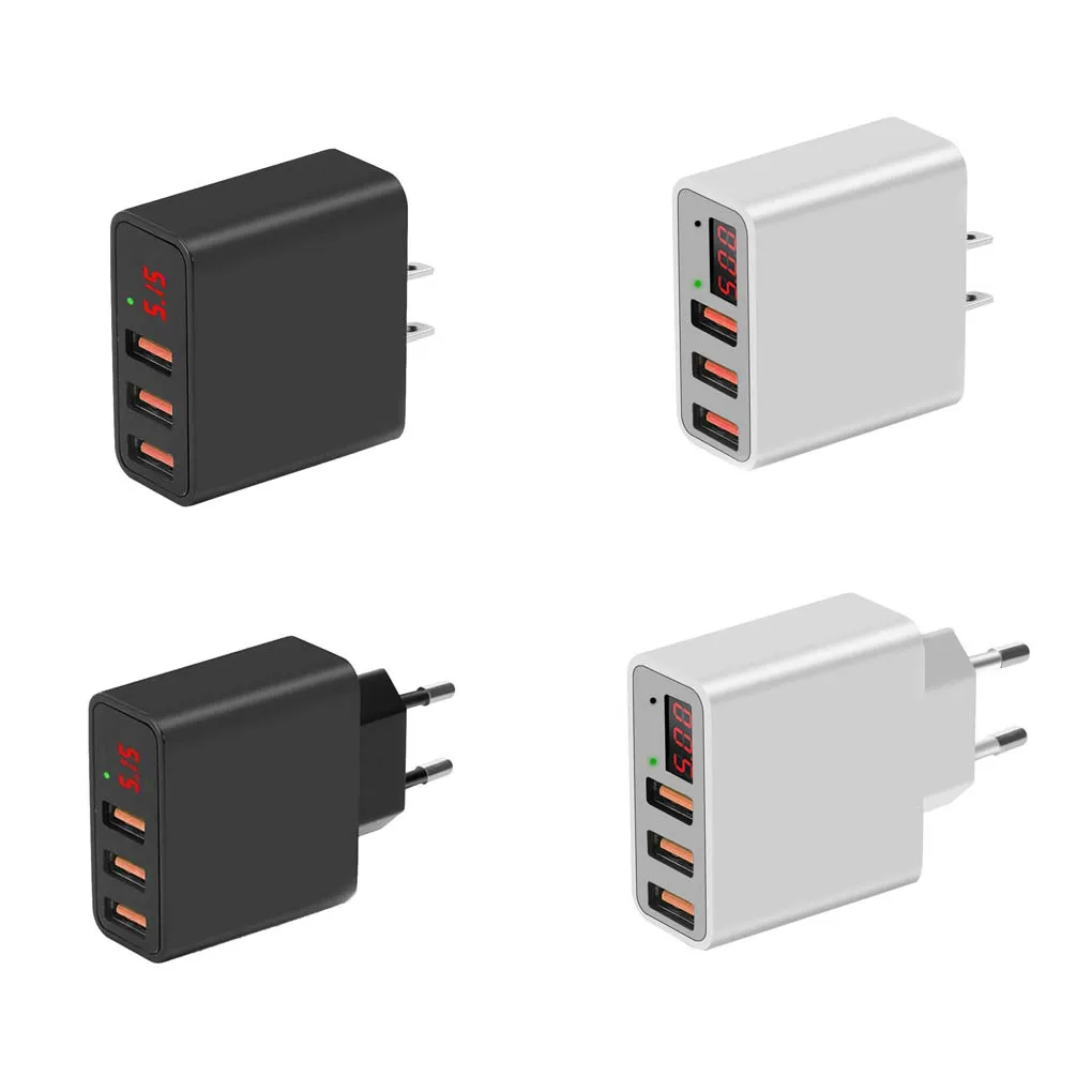 3 Порты usb путешествия зарядное устройство для мобильного телефона Tablet Зарядное с