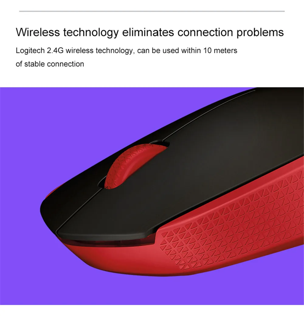 Оригинальная игровая мышь logitech M171, 2,4 ГГц, беспроводная, 1000 dpi, разрешение мощности, нано-приемник для ПК, ноутбуков MAC