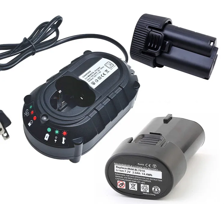 Двойное зарядное устройство для литиевых аккумуляторов 7 2 10 8 В батарея BL1013 BL7010