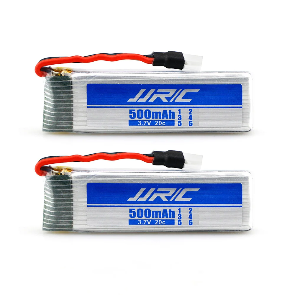 Оригинальный JJRC 3 7 V 500mAh 20C литий-ионный аккумулятор с 51005 разъемом для H37 складной