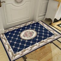modern european style carpet door mat flower kitchen bedroom floor mat