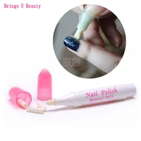 1pcs nail art corrector pen remove mistakes 3 tips newest nail polish corrector pen cleaner erase manicure