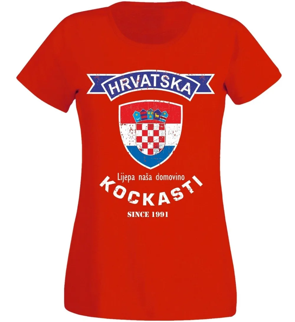 

Новая женская футболка для футбола, 04 Hrvatska, Хорватия