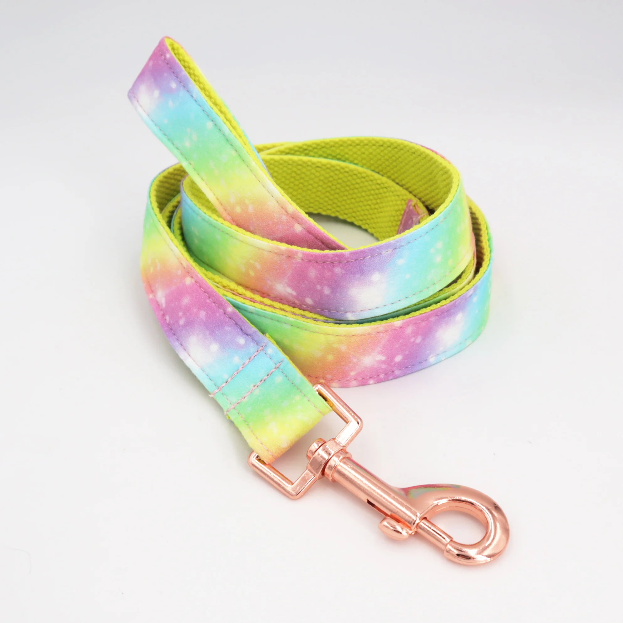 rainbow Dog Collar Bow Tie with Metal Buckle Big and Small Dog&Cat Collar Pet Accessories