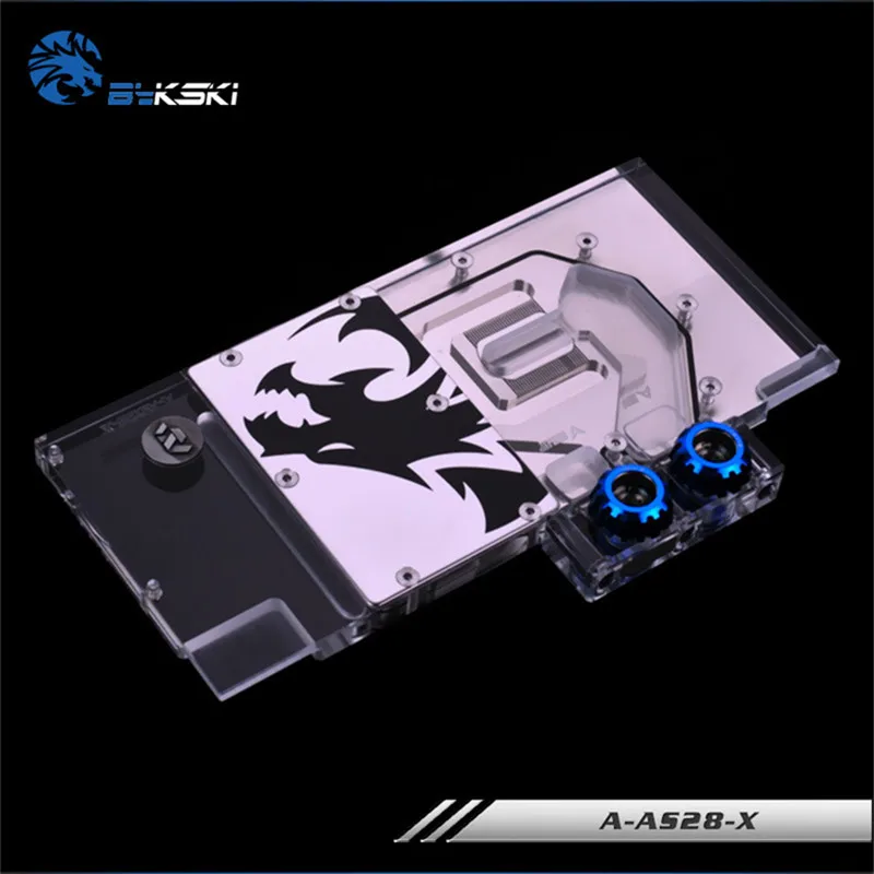 Водяной блок Bykski для графического процессора VGA ASUS R9 280X R9280|Кулеры и системы