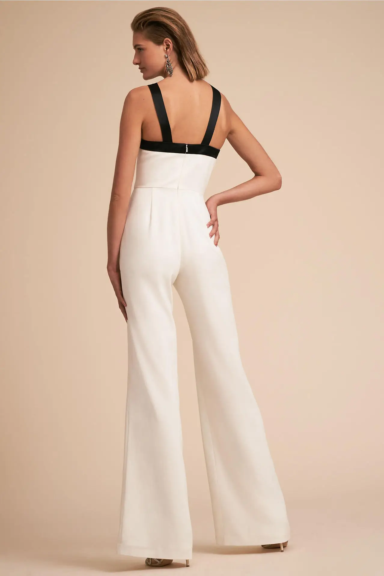Bodycon Strapless Solid Jumpsuit Romper Plus Size Halter Spaghetti Strap Women Overalls Sleeveless One Piece Clothing | Женская одежда