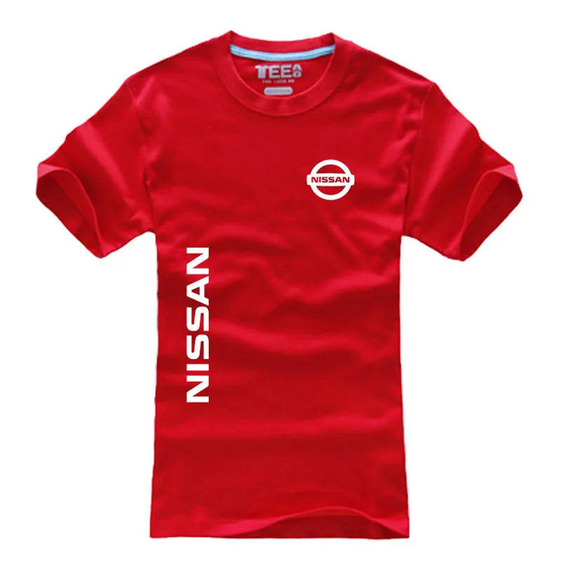 Новый летний логотип Nissan футболки мужские 100% хлопок модная детская рубашка с