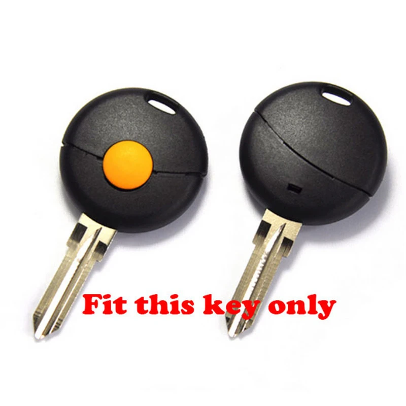 ZAD силиконовый чехол для автомобильного ключа FOB Benz Smart Fortwo 1998-2012 1 кнопочный