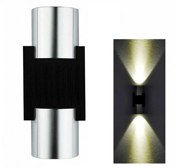 Высококачественный дизайнерский светодиодный настенный светильник 2*2 Вт