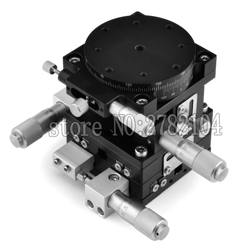 XYZR оси 40*40 мм 4 V Type обрезки платформы ручной линейный сценический подшипник