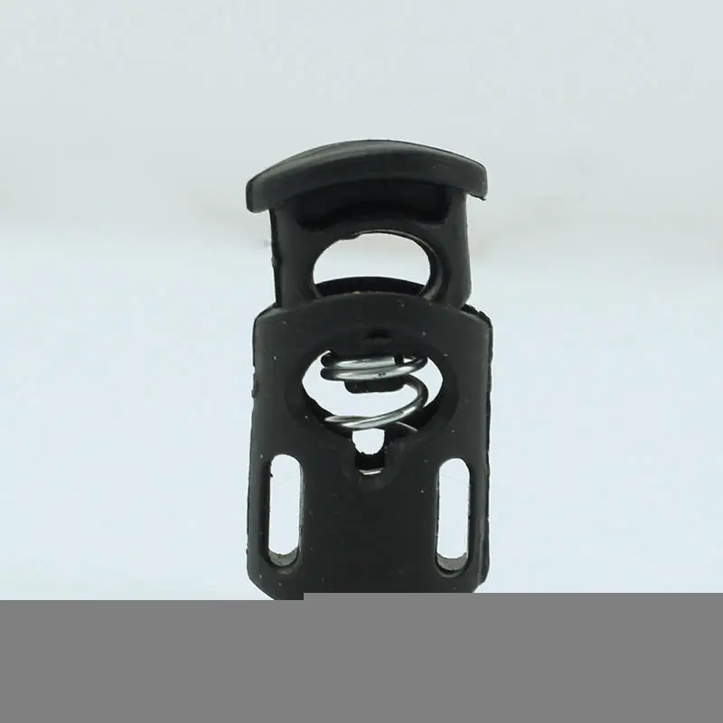 10 металлических черных застежек переключатель зажим для веревки замки шнурка