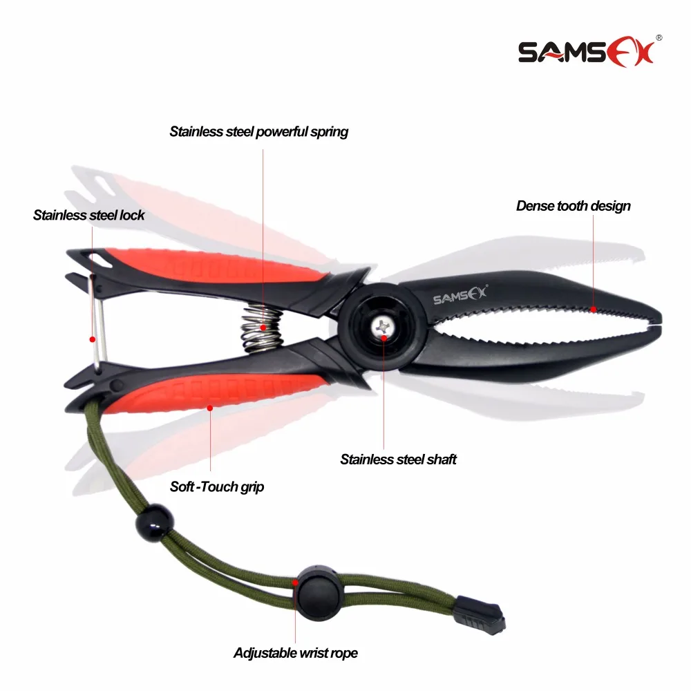 SAMSFX ABS плавающая рыба губа захват инструмент рыболовные плоскогубцы соленая вода