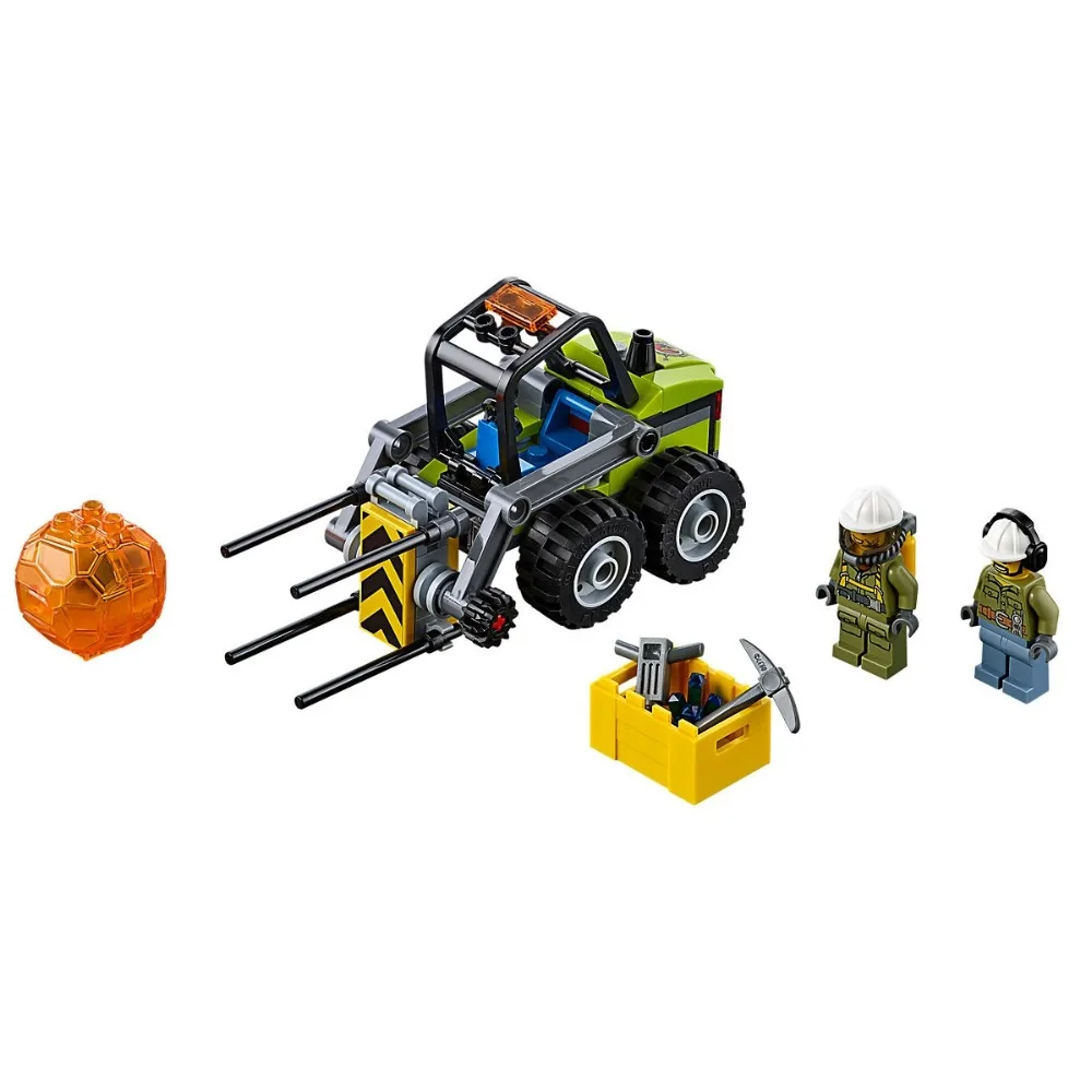 Вулкан тяжелый вертолет город вулкан исследователи 60125 строительные блоки