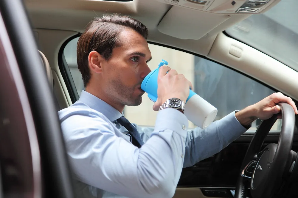 Металлическая чашка с подогревом для автомобиля 12 В 410 мл нержавеющая сталь