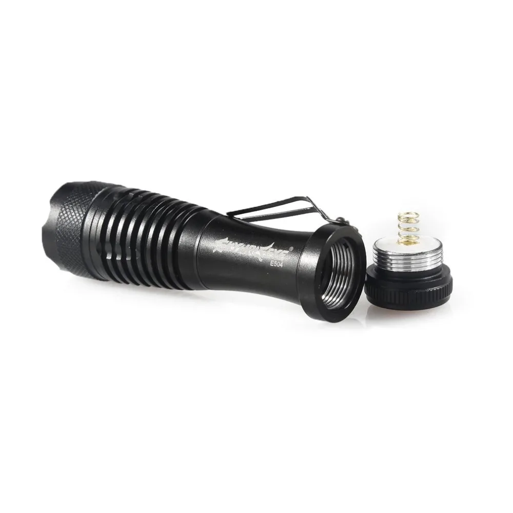 E504 mini telescopic glare charging LED pen holder aluminum flashlight best selling without battery | Освещение